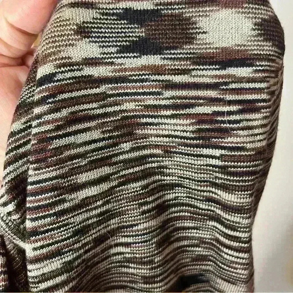 Astr The Label Women XL Shirt NWOT Brown V Neck, Front and Back Crossover Wrap - Picture 5 of 9